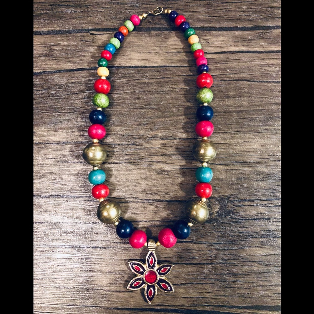 Multicolor Yogic Banjara Style Unique Necklace